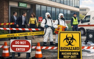 What Should Businesses Do After a Traumatic Incident Requiring Hazard Cleanup?